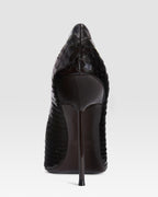 ESCARPIN EN CUIR IMPRIME PYTHON