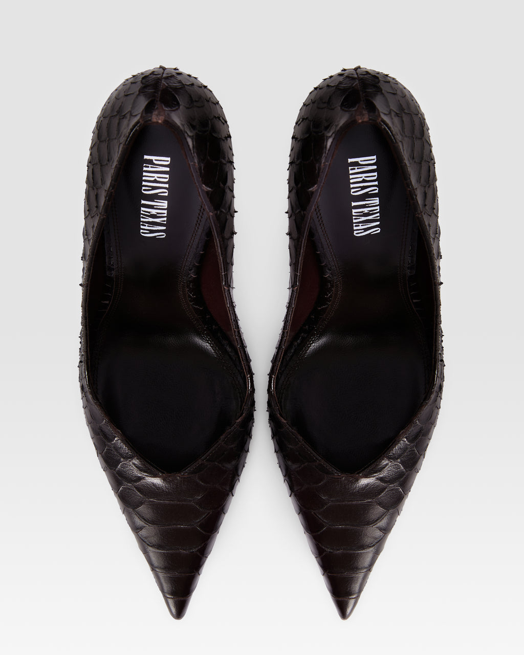 ESCARPIN EN CUIR IMPRIME PYTHON