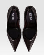 ESCARPIN EN CUIR IMPRIME PYTHON