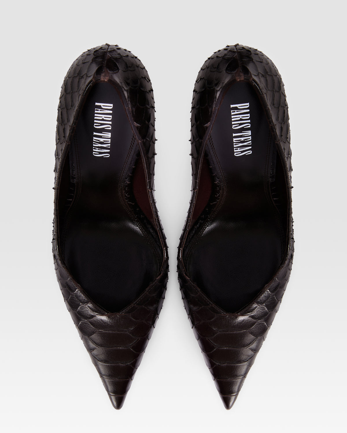 ESCARPIN EN CUIR IMPRIME PYTHON