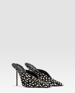 PRINTED HAIRCALF SABOT