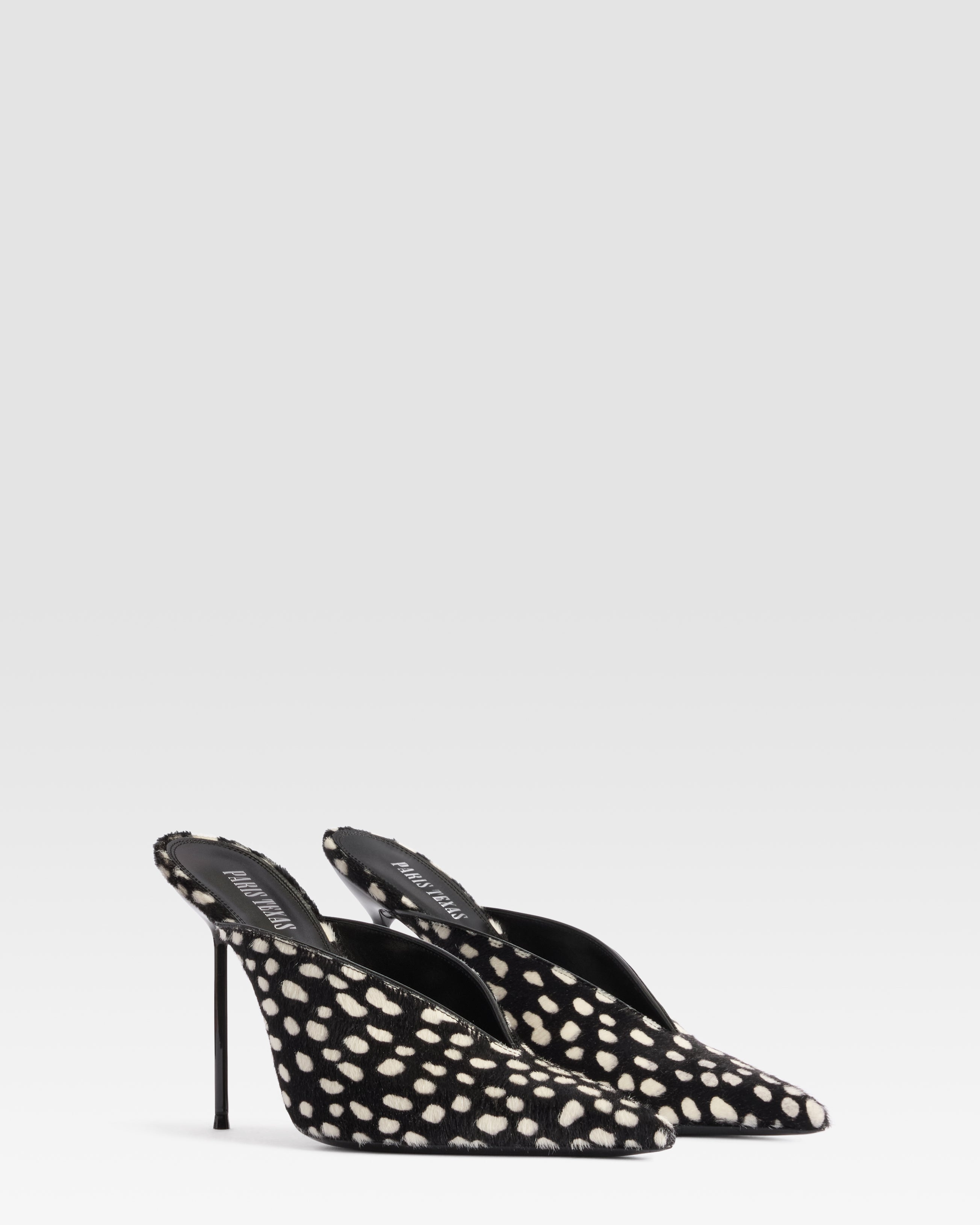 PRINTED HAIRCALF SABOT