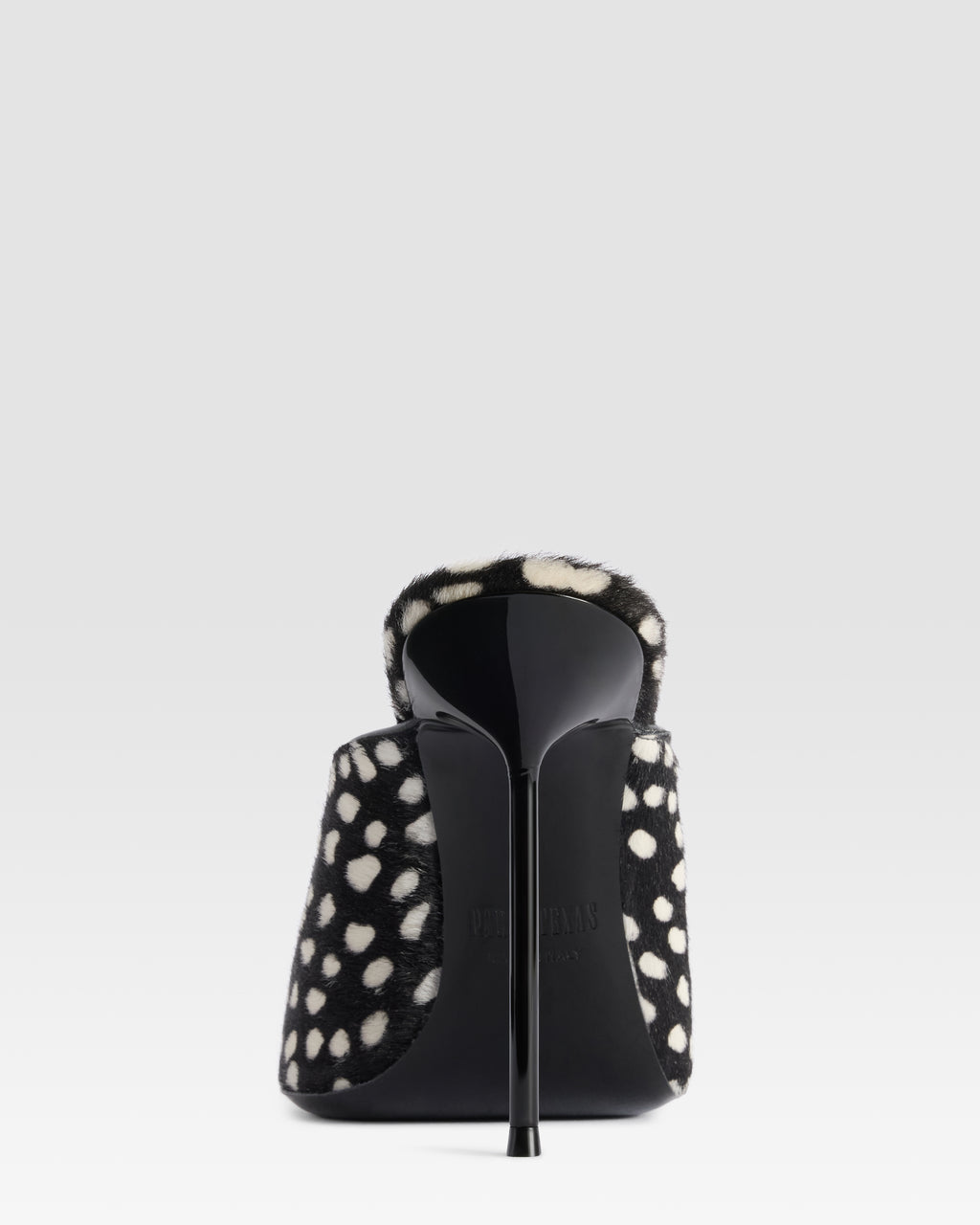 PRINTED HAIRCALF SABOT