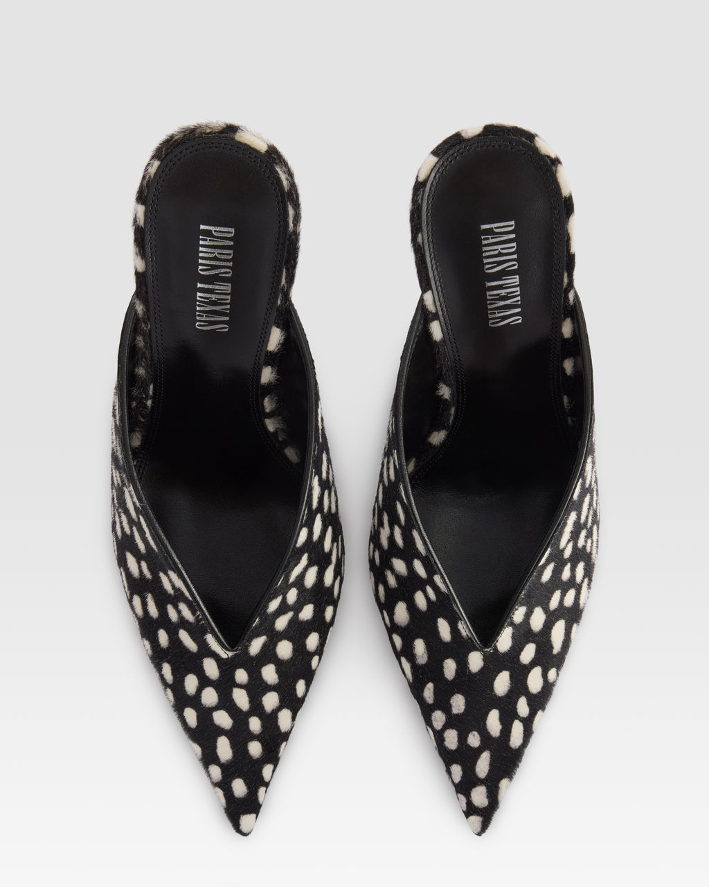 PRINTED HAIRCALF SABOT