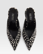 PRINTED HAIRCALF SABOT