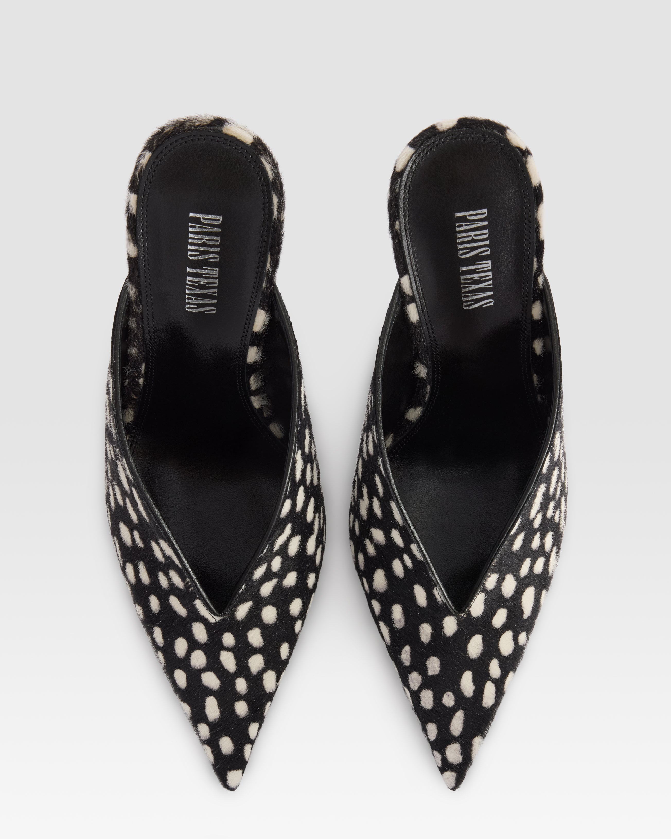PRINTED HAIRCALF SABOT