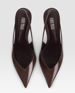 PATENT LEATHER SLINGBACK