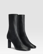 NAPPA ANKLE BOOT WITH PYTHON-PRINT LEATHER DETAIL
