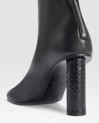 NAPPA ANKLE BOOT WITH PYTHON-PRINT LEATHER DETAIL