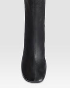 NAPPA ANKLE BOOT WITH PYTHON-PRINT LEATHER DETAIL