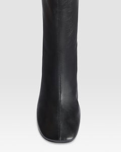 NAPPA ANKLE BOOT WITH PYTHON-PRINT LEATHER DETAIL