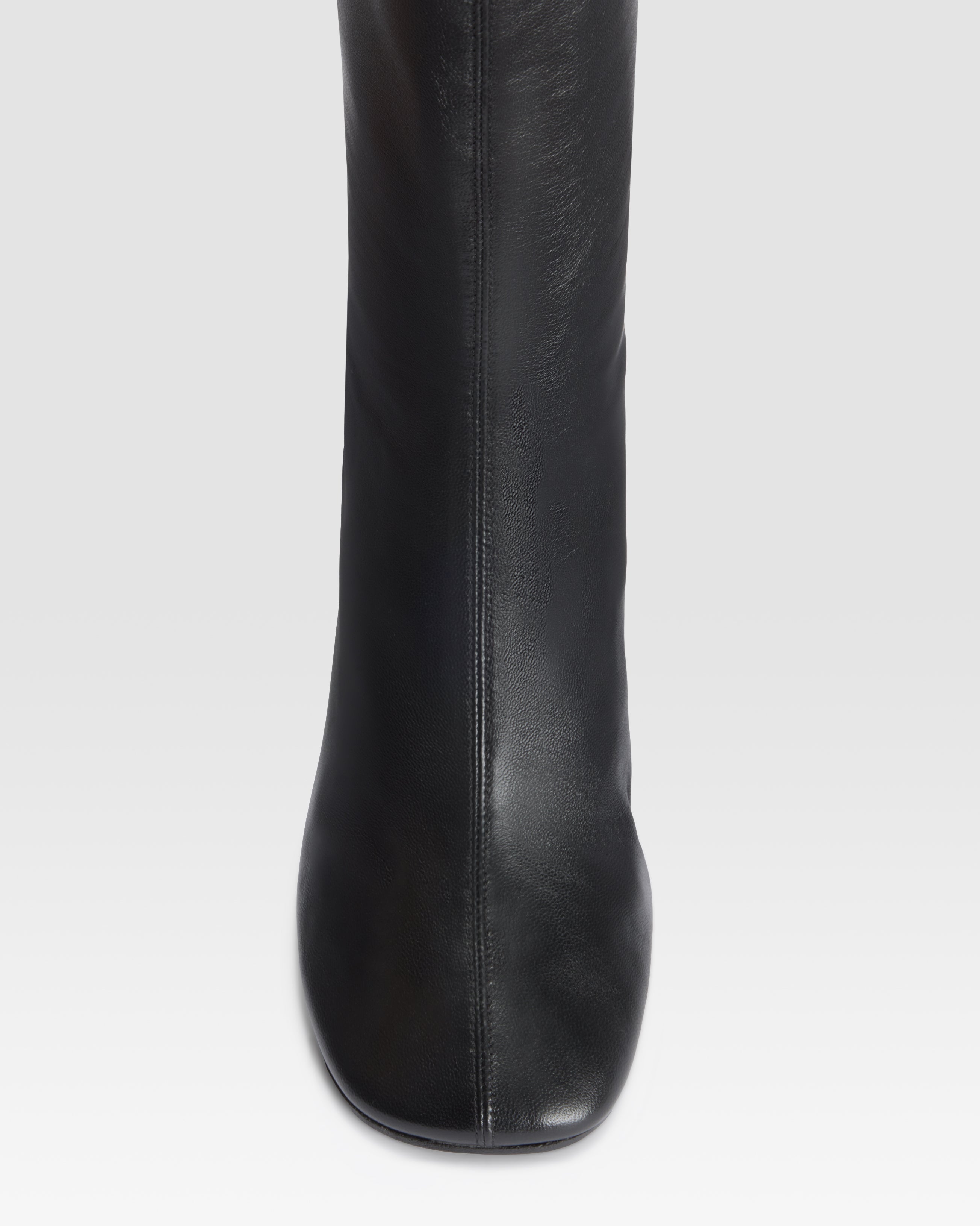 NAPPA ANKLE BOOT WITH PYTHON-PRINT LEATHER DETAIL
