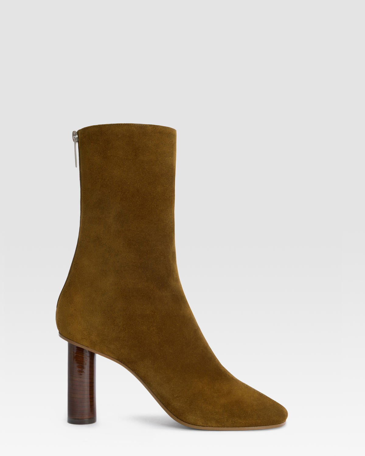 VELOURSLEDER ANKLE BOOT