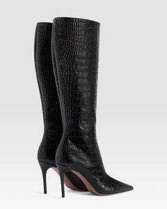 KROKO-PRINT STIEFEL