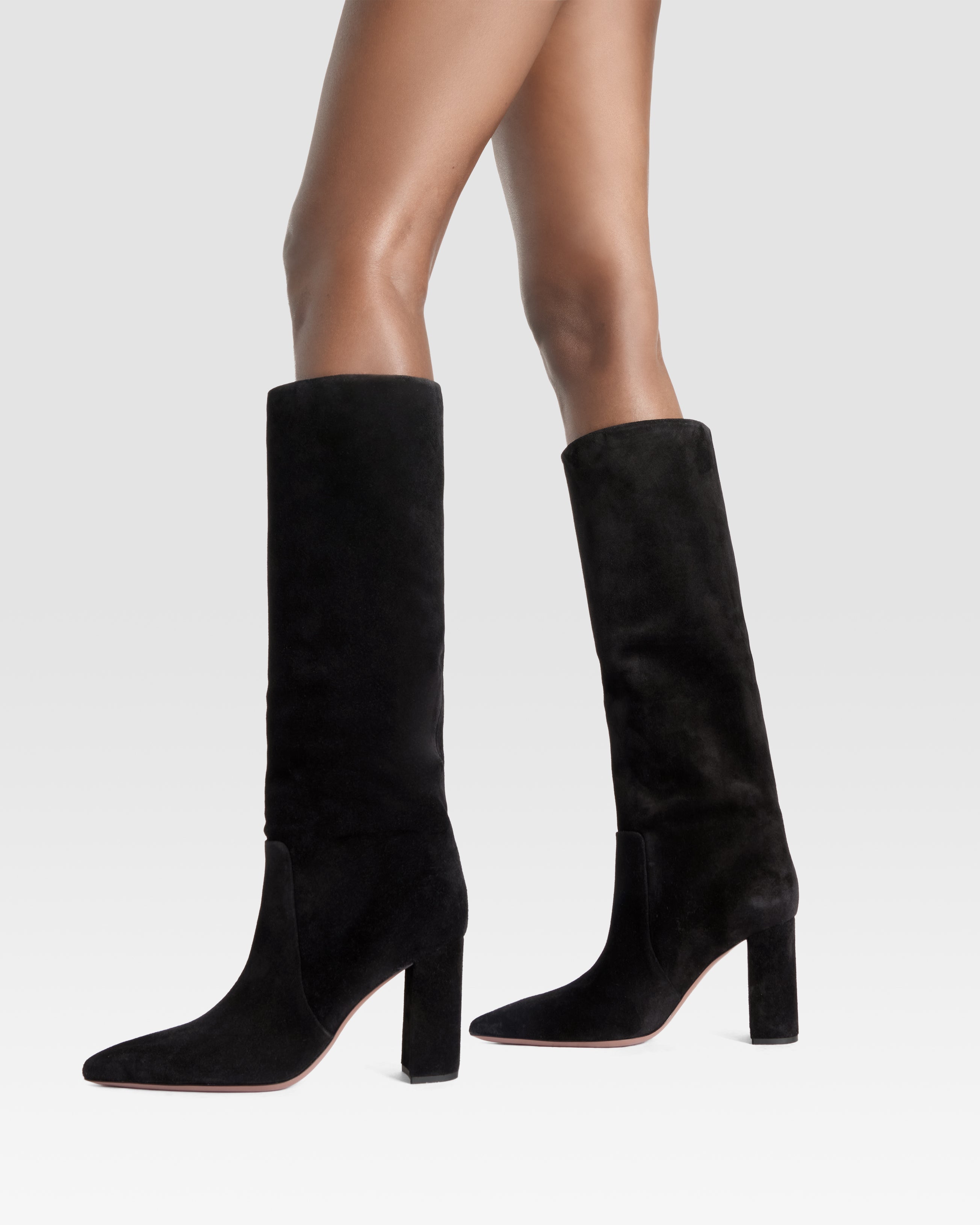 VELOURSLEDER STIEFEL