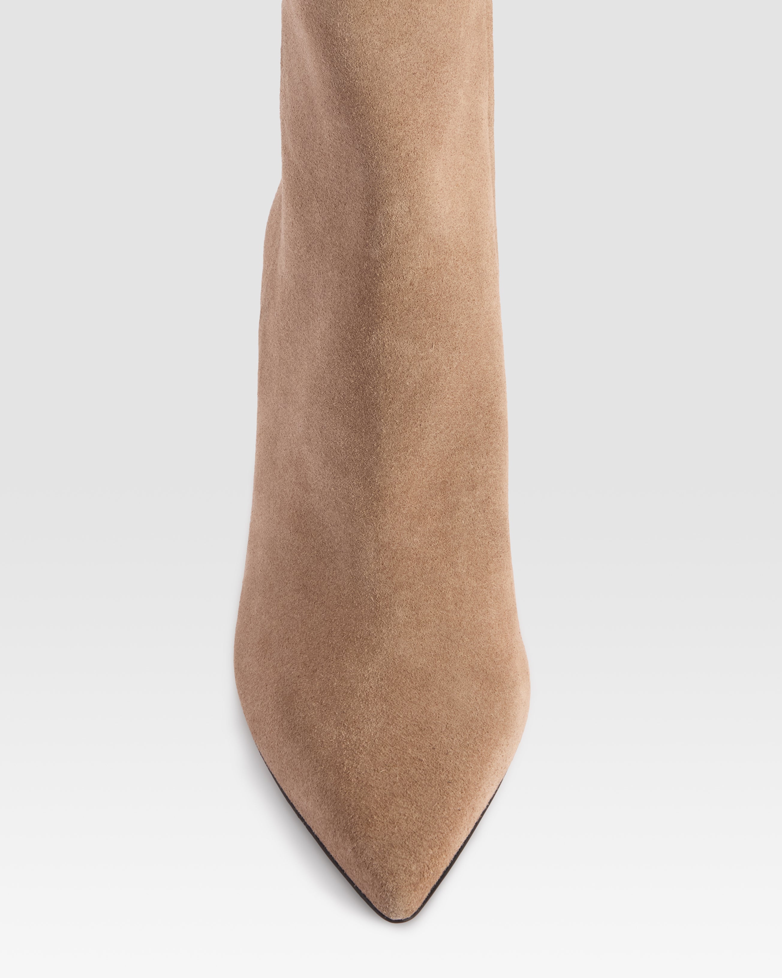 STIVALETTO IN PELLE SCAMOSCIATA
