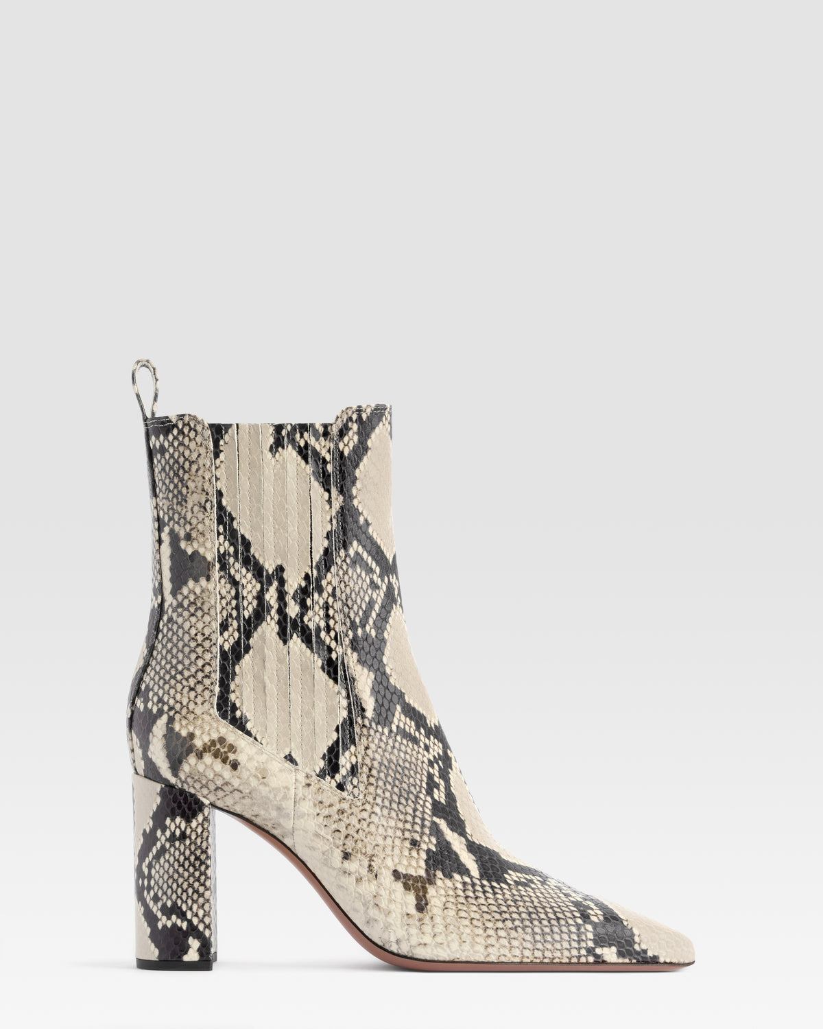 STIVALETTO CON STAMPA PITONE