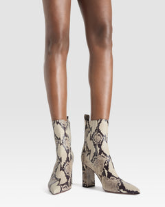 PYTHON-PRINT ANKLE BOOT