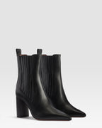 LEATHER ANKLE BOOT