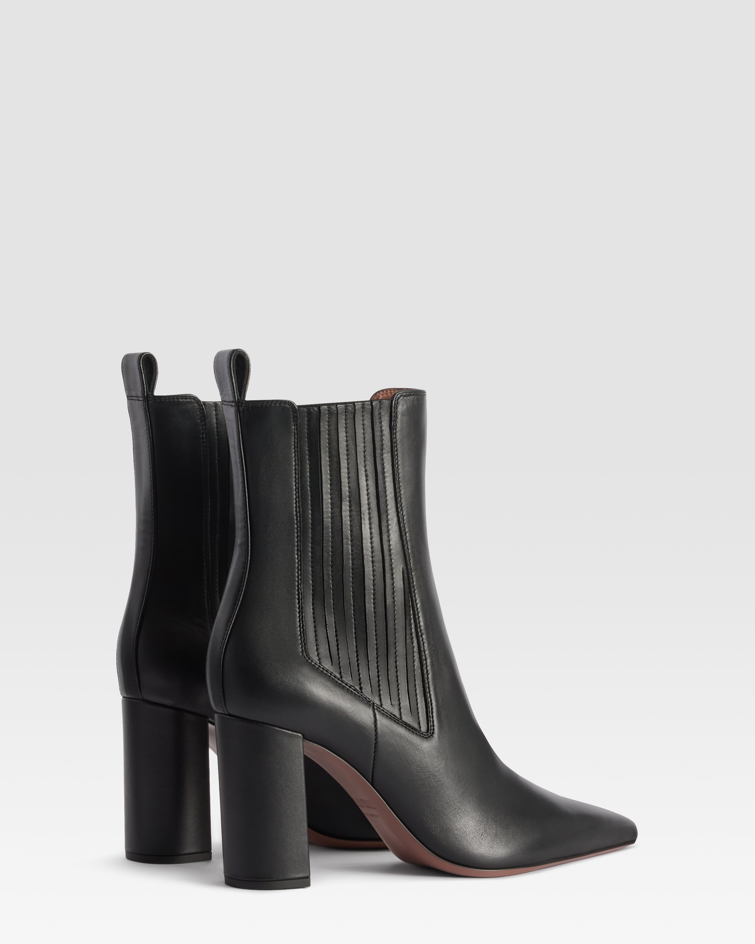 LEATHER ANKLE BOOT