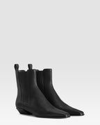 LEATHER ANKLE BOOT