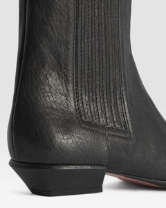 LEATHER ANKLE BOOT
