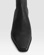 LEATHER ANKLE BOOT