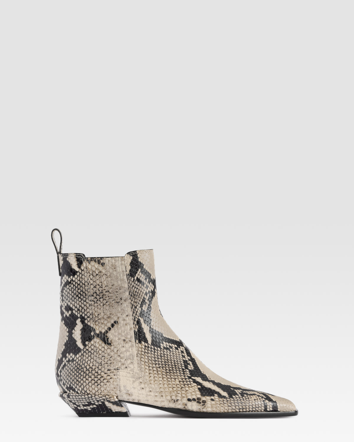 STIVALETTO CON STAMPA PITONE