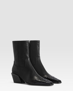 STIVALETTO IN PELLE