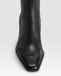 STIVALETTO IN PELLE