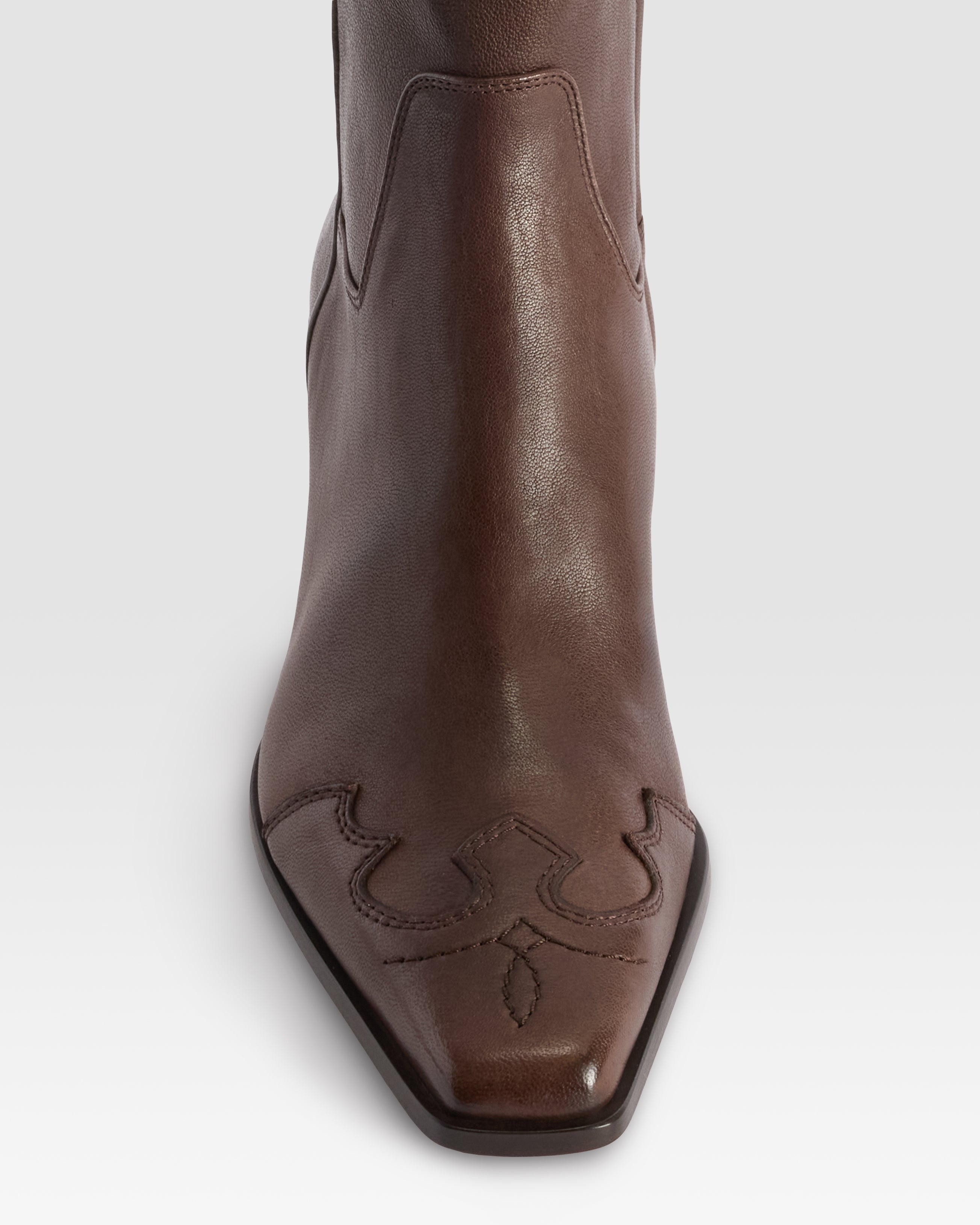 LEATHER ANKLE BOOT