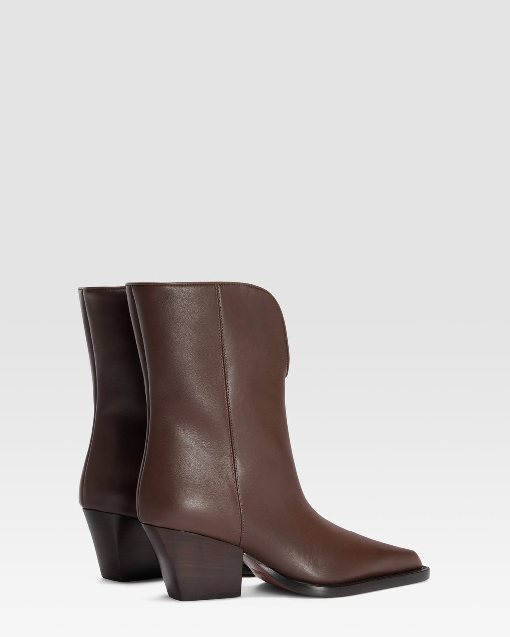 LEATHER ANKLE BOOT