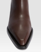 LEATHER ANKLE BOOT