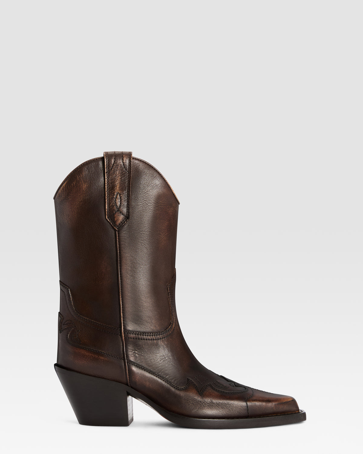 BOTA WESTERN DE PIEL EFECTO VINTAGE