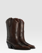 BOTA WESTERN DE PIEL EFECTO VINTAGE