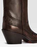 BOTA WESTERN DE PIEL EFECTO VINTAGE