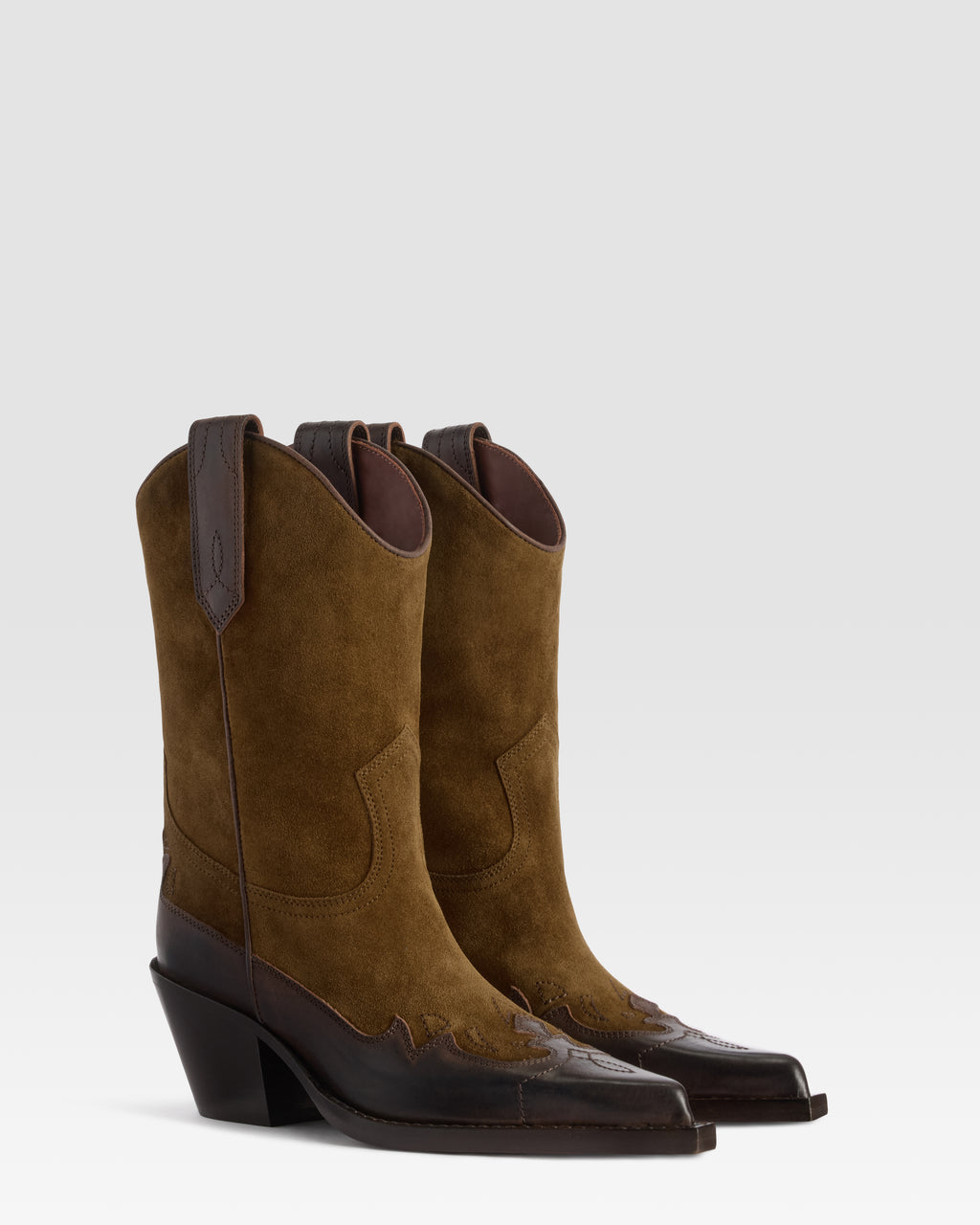 SUEDE WESTERN BOOT