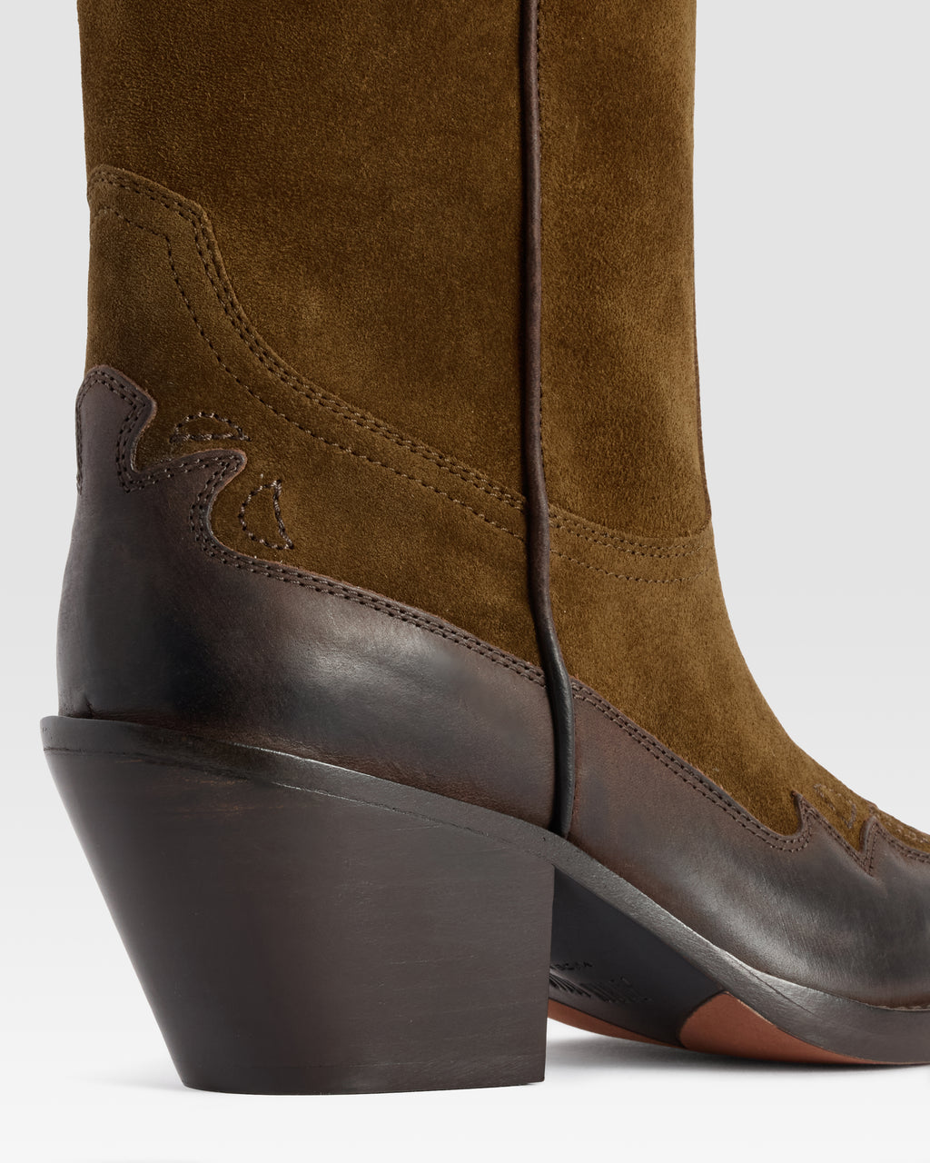 SUEDE WESTERN BOOT