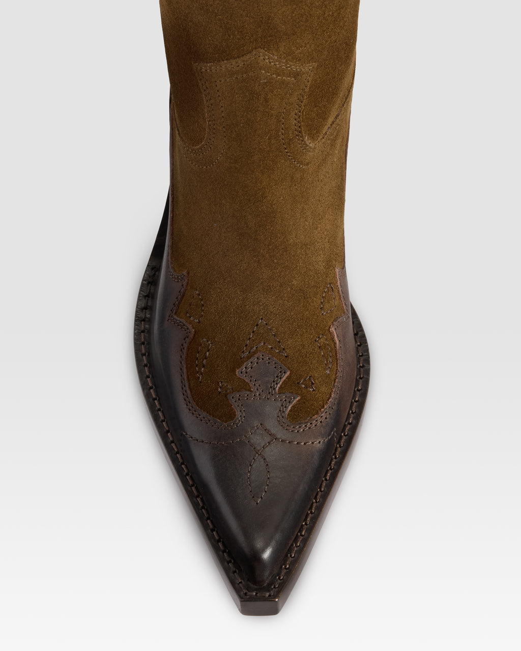 SUEDE WESTERN BOOT
