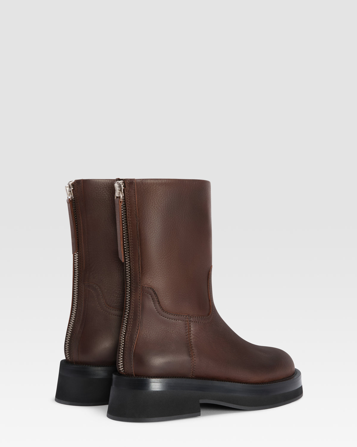 LEDER ANKLE BOOT
