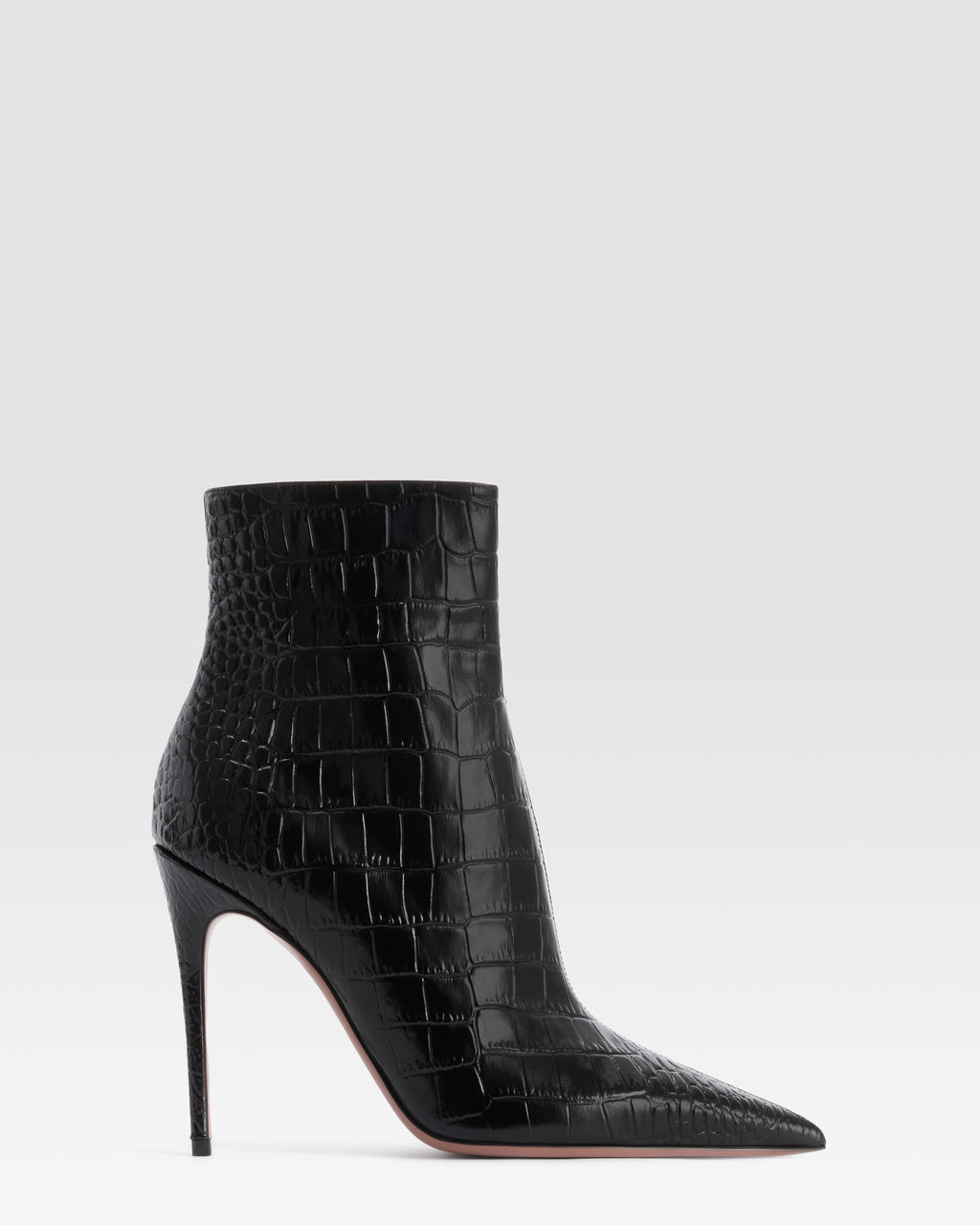 CROCO-PRINT ANKLE BOOT