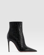 CROCO-PRINT ANKLE BOOT