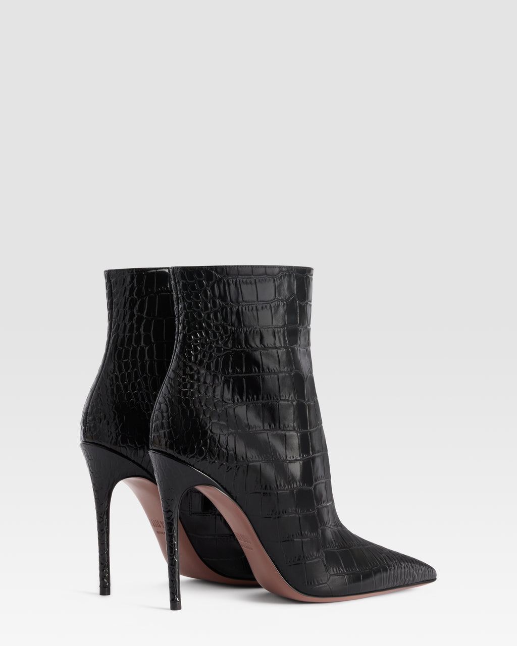 CROCO-PRINT ANKLE BOOT