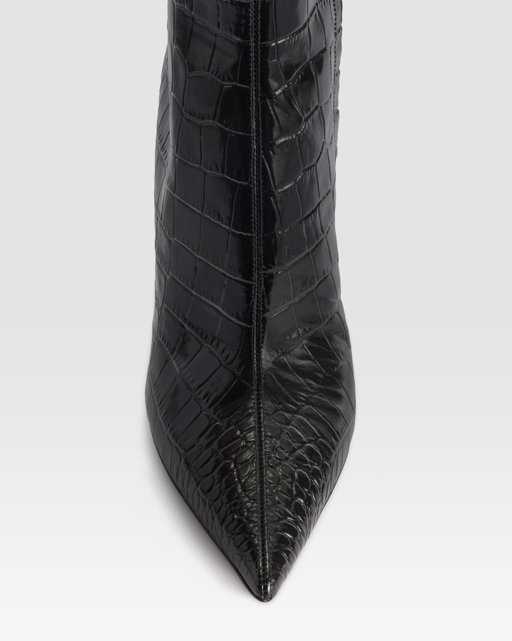 CROCO-PRINT ANKLE BOOT