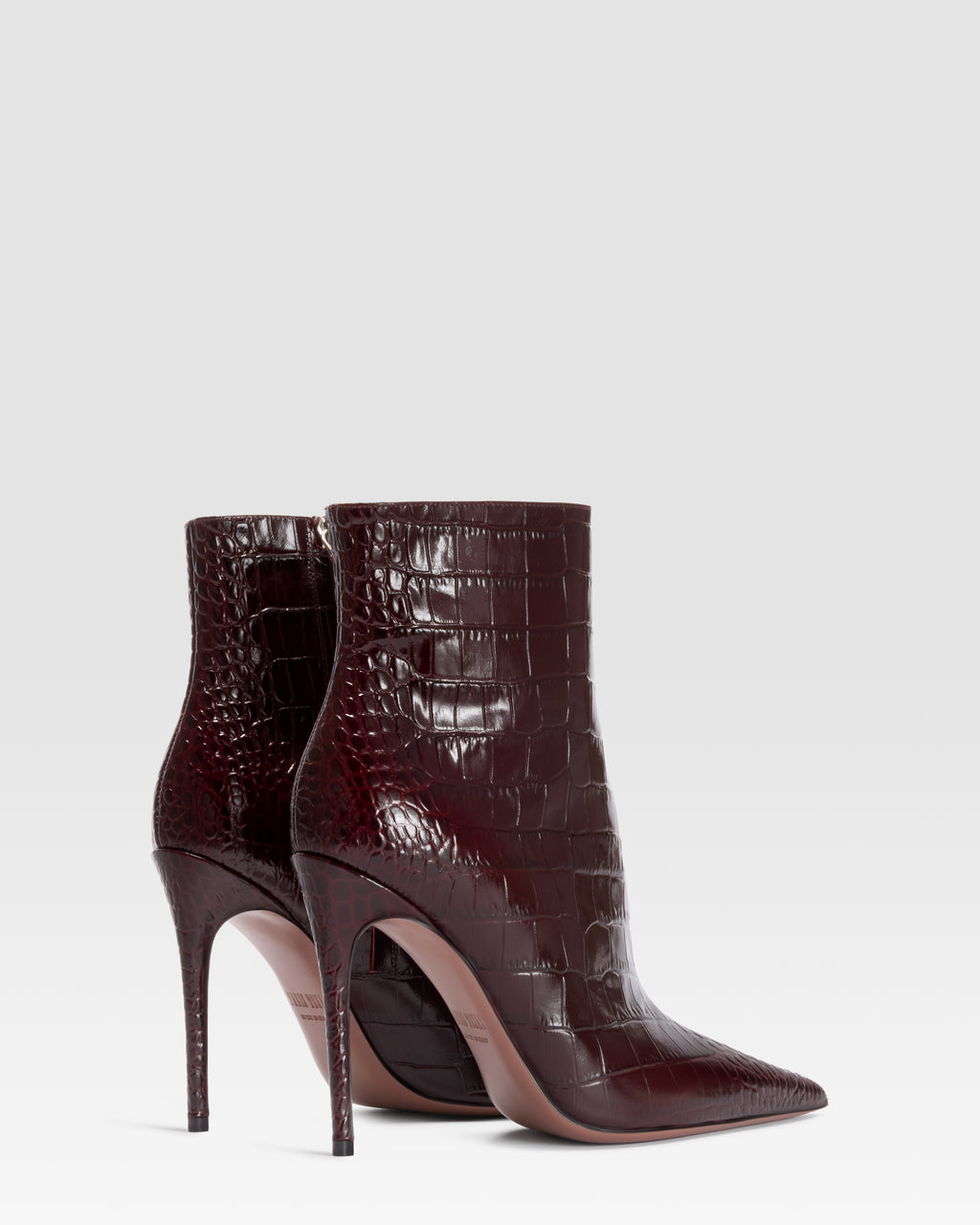 CROCO-PRINT ANKLE BOOT