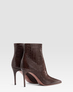 CROCO-PRINT ANKLE BOOT