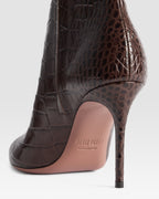 CROCO-PRINT ANKLE BOOT