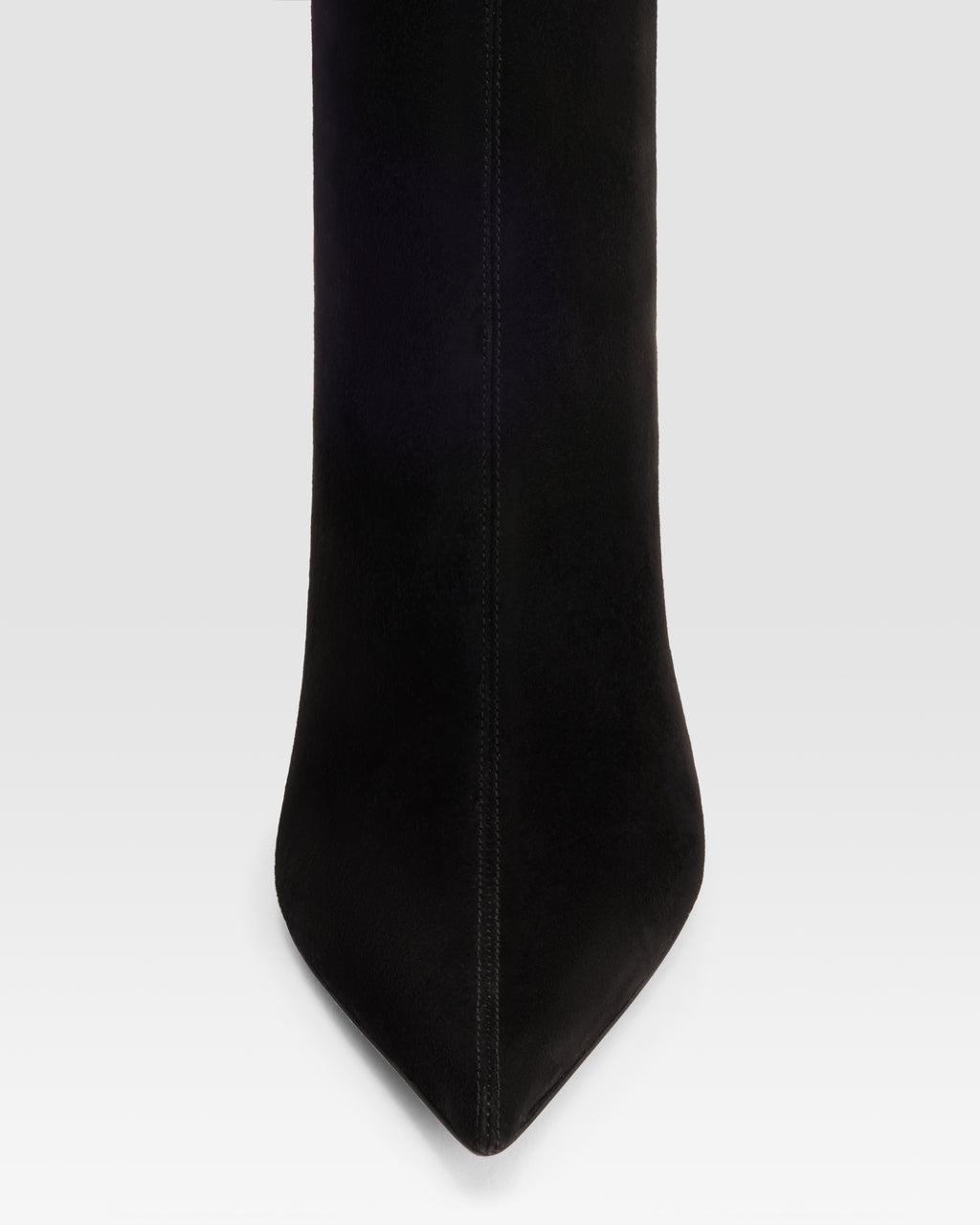 VELOURSLEDERSTIEFEL MIT WEICHEM FELLSTRIP