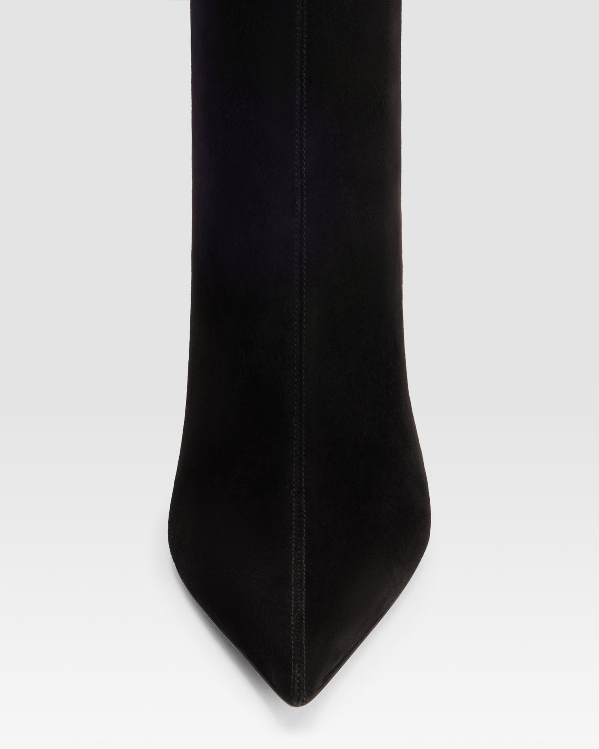 VELOURSLEDERSTIEFEL MIT WEICHEM FELLSTRIP