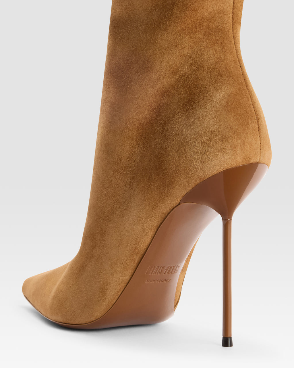 VELOURSLEDERSTIEFEL MIT WEICHEM FELLSTRIP